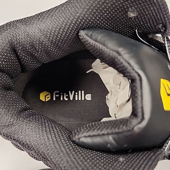 FitVille Men's High-top SteelCore Work Boots Size 12.5 EW - Picture 7 of 10